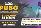 Благотворительный турнир от Twitch и PUBG на $200000
